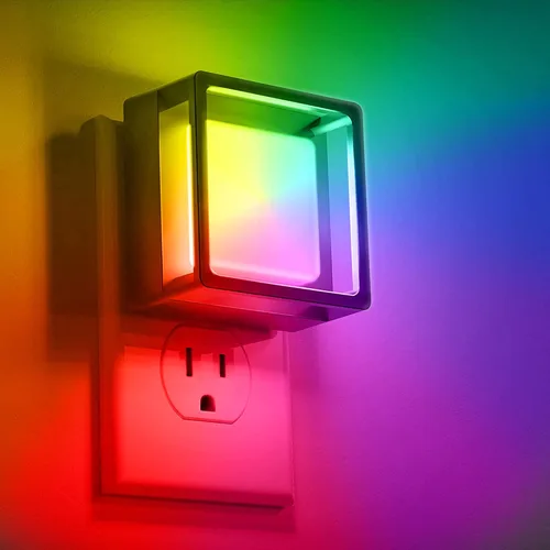 Vista 18 de DORESshop Luz nocturna LED, luces nocturnas enchufables a la pared (paquete de 2) con sensor de atardecer a amanecer, luces nocturnas regulables