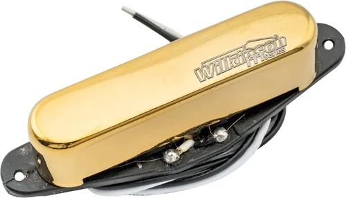 Vista 8 de Pastilla de puente Wilkinson WOVT de bajo Gauss Vintage Nashville cerámica para guitarra eléctrica estilo Tele, negra