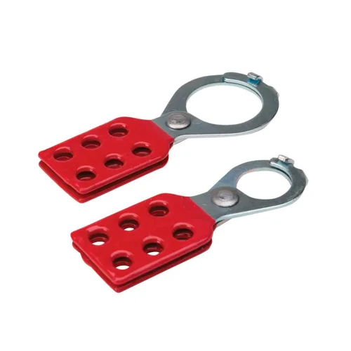 Vista 5 de Brady cerrojo de bloqueo de acero con anillos, Rojo, 1