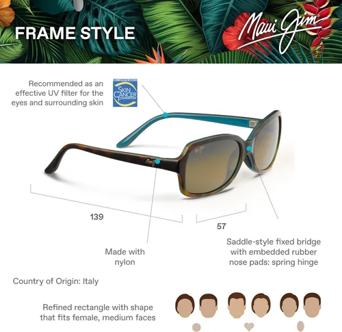 Vista 6 de Maui Jim Gafas de sol polarizadas Cloud Break para mujer
