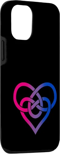 Vista 3 de Funda LGBTQ bisexual para iPhone 15 con corazón irlandés sutil del día de San Patricio