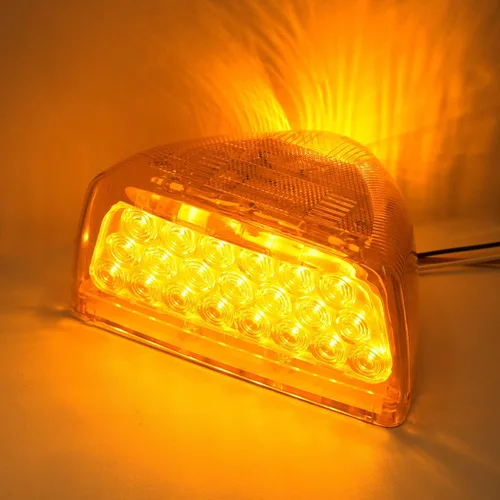 Vista 7 de 2 piezas para luces intermitentes de faro ámbar LED Peterbilt, luces de circulación selladas de 31 LED, reemplazo para luces intermitentes de faro