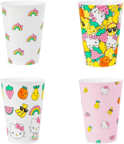 Vista 12 de Silver Buffalo Winnie the Pooh - Juego de 4 mini tazas de plástico con Tigger, Eeyore y Piglet, 1.5 onzas