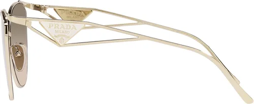 Vista 3 de Prada PR 50ZS - Gafas de sol ZVN3D0 PALE GOLD con MARRÓN GRIS GRADIENTE 2.323 in, Oro pálido