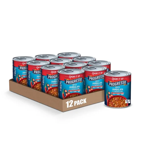 Vista 12 de Progresso Sopa enlatada de fideos de pollo picante con jalapeño, 18.5 oz