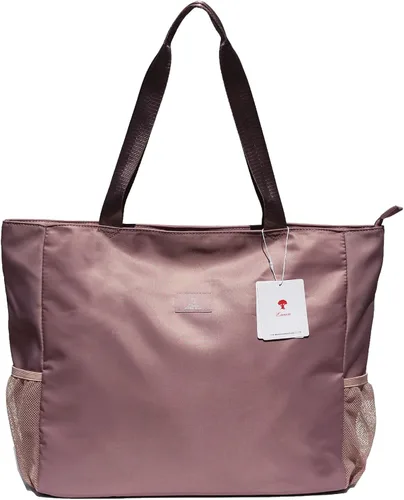 Vista 3 de Bolsa grande de playa resistente al agua, ligera de 20 pulgadas, bolsa grande para mujer, para gimnasio, playa, viajes, piscina, yoga, enfermeras