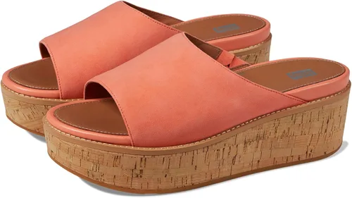 Vista 4 de FitFlop Eloise Cork-Wrap - Sandalias de cuña de gamuza para mujer