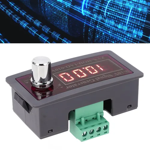 Vista 5 de Simulador analógico de voltaje 0-10V, generador ajustable ABS módulo de vivienda Medidor de control de frecuencia para pruebas de dispositivos PLC