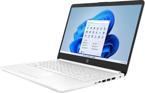 Vista 3 de HP Portátil ultraligero de 14 pulgadas para estudiantes y negocios, Intel Celeron 8 GB de RAM, 320 GB de almacenamiento