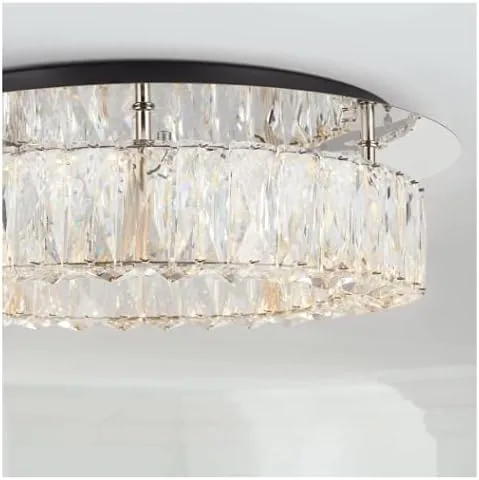 Vista 7 de Keighley Crystal - Soporte empotrado LED integrado de 100 W en cromo pulido