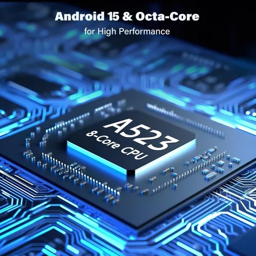 Vista 5 de Tablet Android de 10 pulgadas, 8 GB de RAM, 64 GB ROM 1 TB expandible Android 15, Octa-Core, WiFi 6 (2.4G/5G), pantalla de 1280 x 800, tabletas