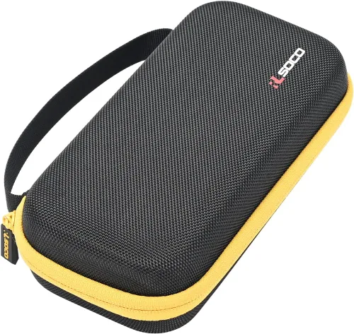 Vista 3 de RLSOCO Estuche rígido para medidor de abrazadera Fluke 362 True-rms AC DC Diseño compacto con cremallera YKK y protección contra arañazos
