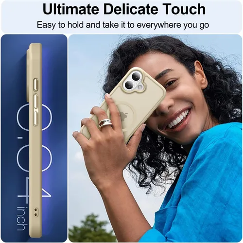 Vista 628 de MOCCA - Funda magnética resistente para iPhone XR de 6.1 pulgadas, compatible con MagSafe, funda con protección contra caídas de grado militar