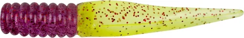 Vista 10 de Bobby Garland Slab Slay'R Señuelo de Pesca de Plástico Suave para Crappie, Equipo de Pesca y Accesorios, 2", Doble Arco Iris Plateado Arco iris