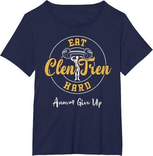 Vista 22 de Culturismo: Comer Clen Tren Hard Anavar Give Up - Camiseta de gimnasio, Negro