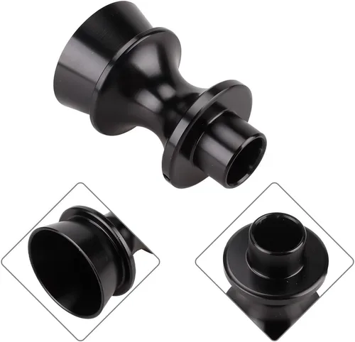 Vista 3 de BARTOO Billet Pomo de palanca de cambios de aluminio con bloqueo inverso, perilla de palanca de cambios de aleación de aluminio, bloqueo inverso