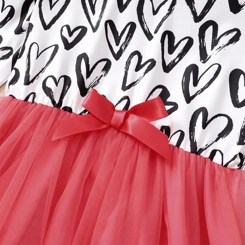 Vista 5 de PATPAT Vestidos de verano para niña, casual, de manga corta, tutú de unicornio para niñas, falda de tul de 4 a 12 años