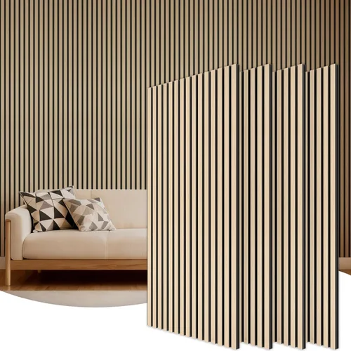 Vista 14 de TONOR Paneles de pared de madera para decoración de paredes interiores, paquete de 2 unidades de 47.2 x 23.6 pulgadas
