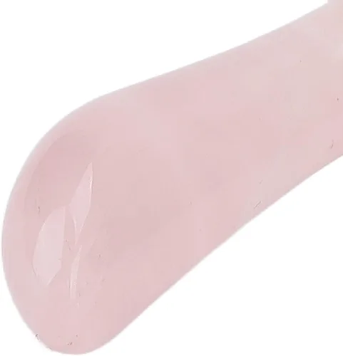 Vista 8 de Masajeador en forma de hongo, práctico y versátil, relajante, piedras de masaje Gua Sha, profesional para mujeres, para espalda, cuarzo rosa