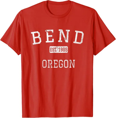 Vista 88 de Bend Oregon OR Camiseta vintage, Negro
