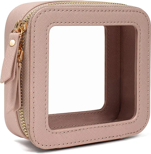 Vista 20 de LETGO Bolsas de Maquillaje Transparentes, Bolsa de Aseo Aprobada por la TSA con Cierre, Organizador de Maquillaje Transparente de Gran Capacidad