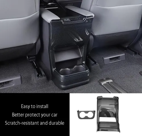 Vista 3 de Accesorios de automóvil compatibles con Toyota Sienna 2021 2022 2023 2024 Panel de salida de ventilación de aire trasero interior cubierta