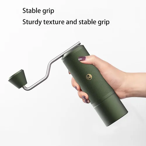 Vista 3 de TIMEMORE Molinillo de café manual Chestnut Xlite Capacidad 1.06 oz Hogar Mano Molinillo de café Escala de ajuste externo de alta precisión para Verde