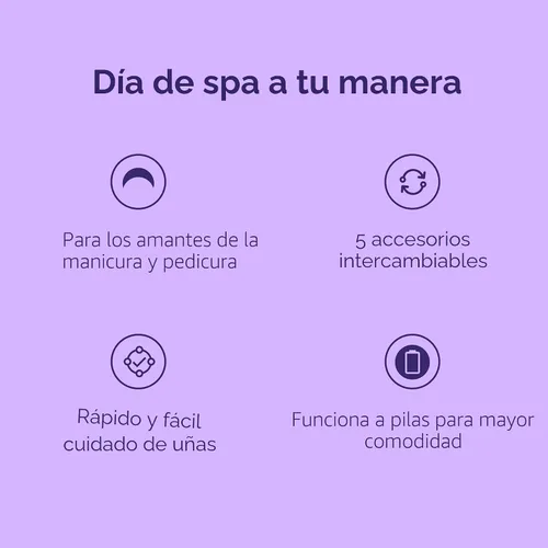 Vista 5 de Plum Beauty Taladro de uñas eléctrico inalámbrico, moldeador de esmalte