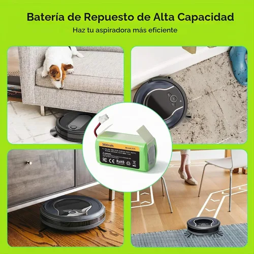Vista 12 de Batería de repuesto para conector de 2 clavijas