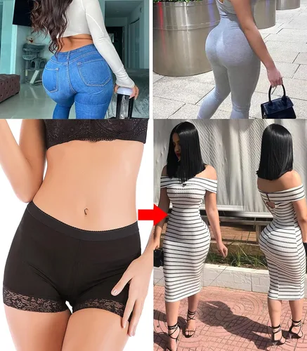 Vista 3 de Bragas acolchadas para levantamiento de glúteos realzadoras de cadera moldeadoras de cuerpo control de abdomen ropa