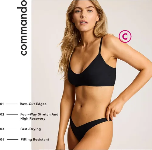 Vista 2 de commando Tanga pequeña clásica para mujer