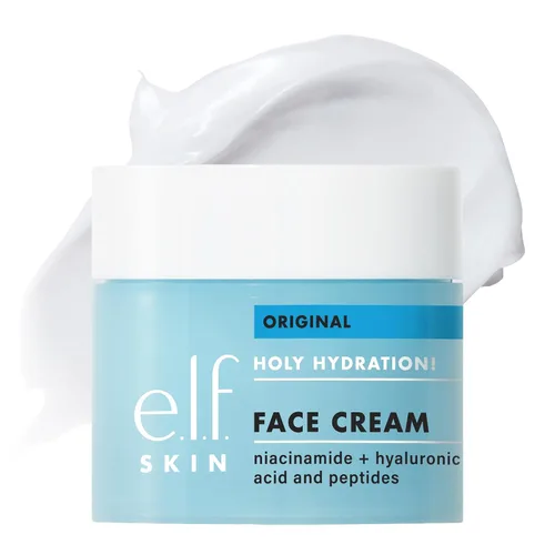 Vista 11 de e.l.f. SKIN Holy Hydration! Crema facial, sin fragancia, suave, no grasosa, ligera, nutritiva, hidrata, suaviza, se absorbe rápidamente, adecuada