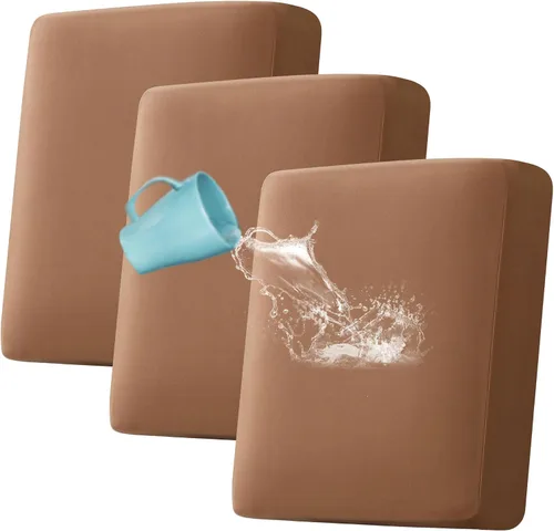 Vista 29 de H.VERSAILTEX Fundas elásticas para sillones, fundas de cojín de sofá, fundas elásticas 100% impermeables, con tela gruesa de doble forro polar