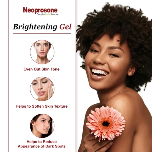 Vista 3 de Neoprosone Gel iluminador de la piel – 1 fl oz / 1.0 fl oz – Hidratante diario para la piel, funciona en pieles grasas, combinadas, sensibles