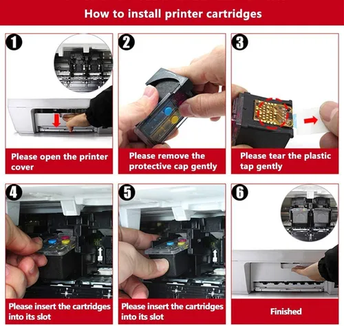 Vista 3 de LEBOK Para Canon PG245 Cartucho de tinta negra remanufacturado para Canon PG245XL Cartucho de tinta negra para impresoras Canon Pixma MX490 MX492
