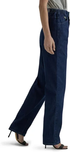 Vista 2 de Lee Jeans elásticos laterales de ajuste relajado para mujer
