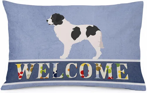Vista 153 de Caroline's Treasures BB8334PILLOWCASE AIDI Atlas Mountain Dog - Funda de almohada estándar, color azul, ligera, súper suave, de fácil cuidado
