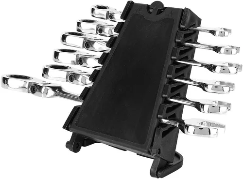 Vista 4 de Raguso Llave combinada de trinquete, herramienta de reparación de mano, llave de vaso IS llave de trinquete Juego de llaves de trinquete
