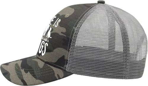 Vista 3 de devor Baseball Cap Life is Better with Dogs Dad Hats, Graphic Dad Hats for Men