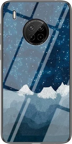 Vista 11 de IVY Funda de cristal templado cielo estrellado para Huawei Y9a Case - A