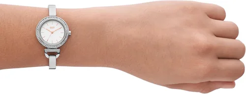 Vista 4 de DKNY Reloj de cuarzo Uptown D de acero inoxidable para mujer