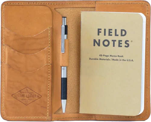 Vista 4 de Personalized Leather Field Notes Wallet, Field Notes Cover, Passport Wallet, Handmade in Arizona