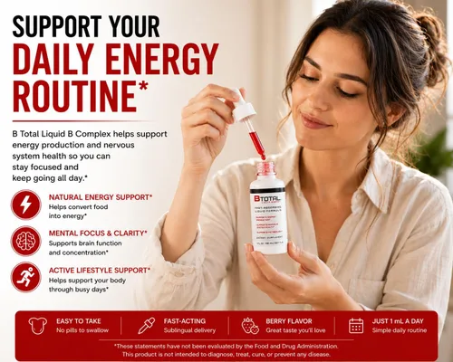 Vista 8 de The B-Total Solution - Vitaminas B sublinguales - Twin Pak Fast sublingual liquid B-complex with B12 for energy, brain & focus - vegetarian berry