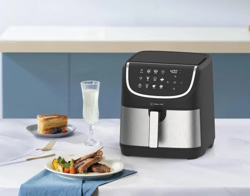Vista 2 de CULINARY CHEF EAF601-BLACK 6L Freidora de aire digital fácil de usar, 8.2qt, negro