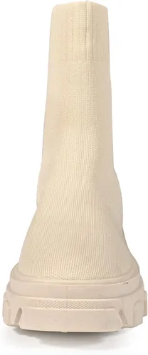 Vista 4 de READYSALTED - Botines de plataforma para mujer con tacón grueso (DENAH601)