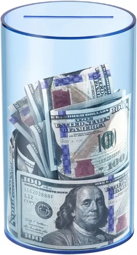 Vista 12 de Alcancía transparente para adultos/niños, caja de dinero de acrílico que no se puede abrir para ahorrar dinero en efectivo y monedas, debe romperse
