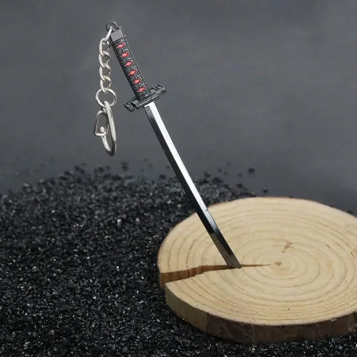Vista 4 de Ichigo Bankai - Llavero de espada Zangetsu y Tensa Zangetsu Regalo de anime para niños, adolescentes, mujeres, hombres fanáticos