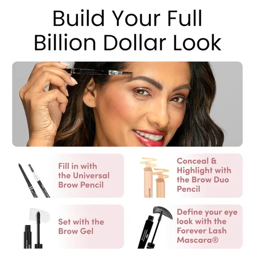 Vista 8 de Billion Dollar Brows Brow Buddy Kit Juego de herramientas simétricas para modelar cejas