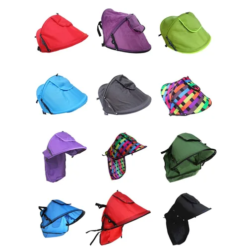 Vista 2 de Sentado/acostado - Parasol para cochecito de bebé, protección solar, capuchas, cubierta de toldo, cochecitos, accesorios de cochecito, toldo