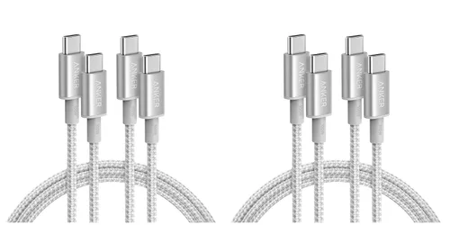 Vista 8 de Anker Cable USB C a USB C, paquete de 2 cables de carga tipo C de 100 W, carga rápida para iPhone 17 Series, MacBook Pro 2020, Pixel y más